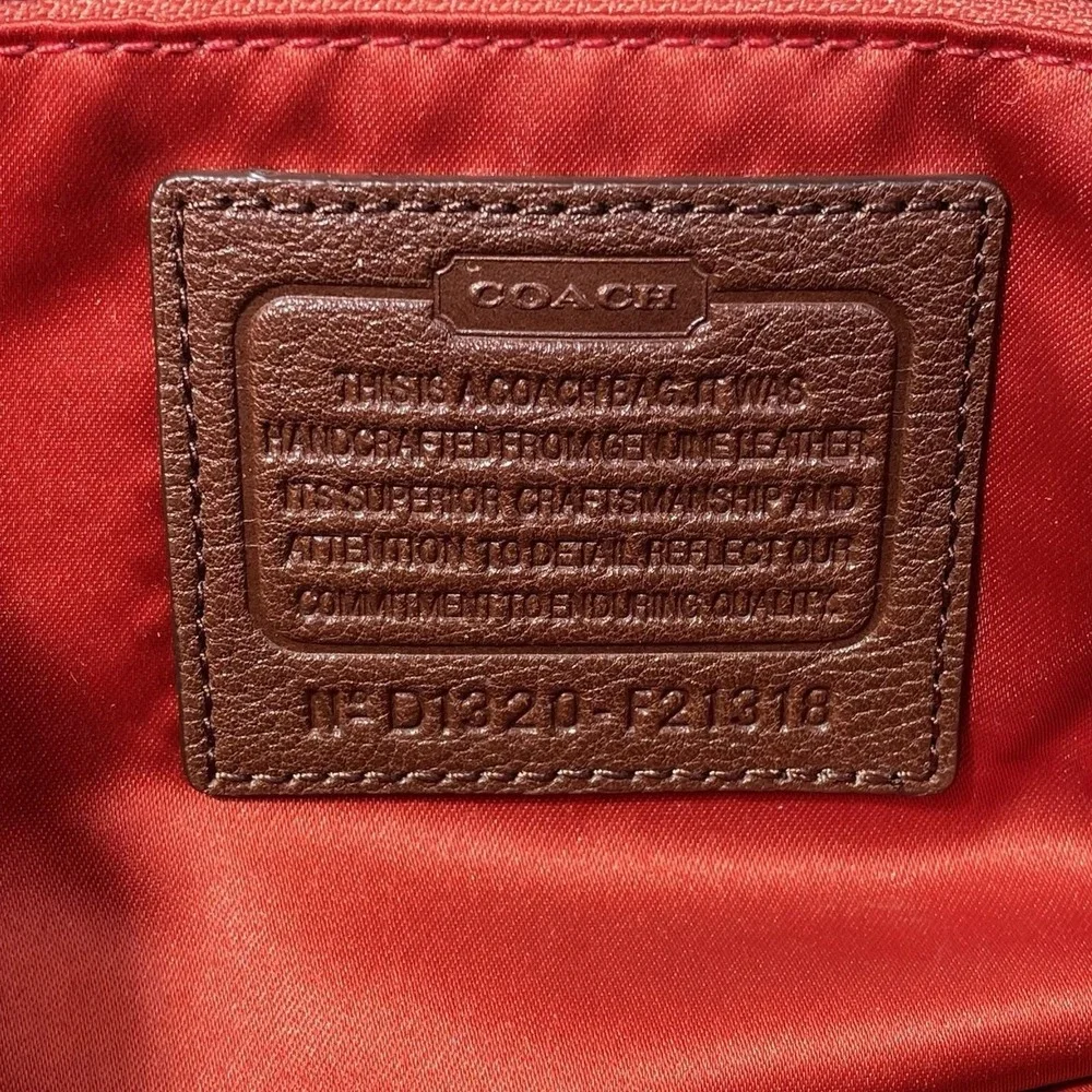 Coach Madison Diagonal Pleated Mixed Exotic Lindsey Satchel F21318 Tobacco Brown